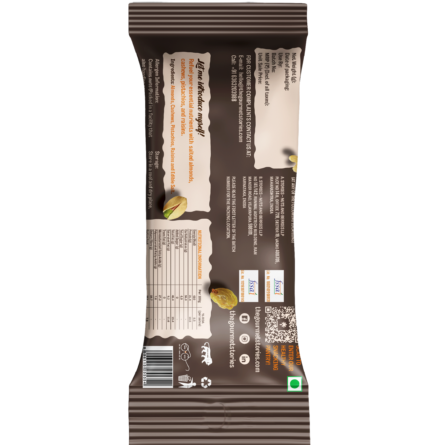 Quick Bites - Daily Dose - 20Gm x 6Pc