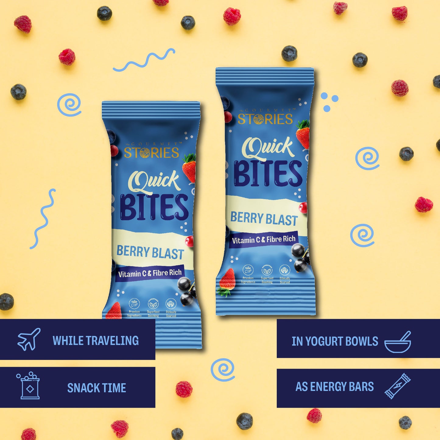 Quick Bites - Berry Blast - 20Gm x 6Pc