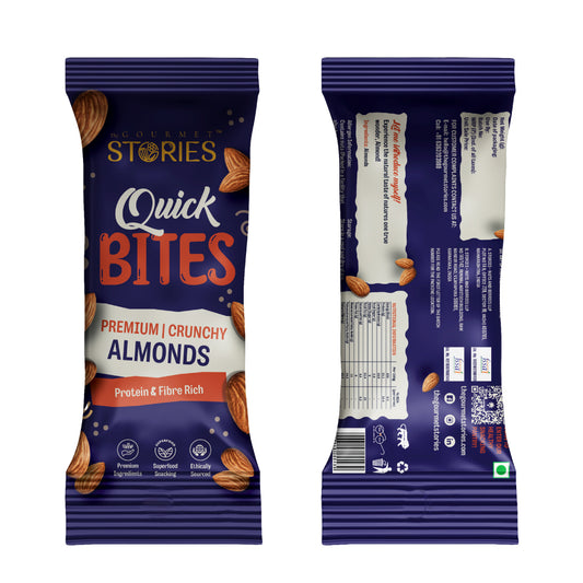 Quick Bites - Almonds - 20Gm x 6pc