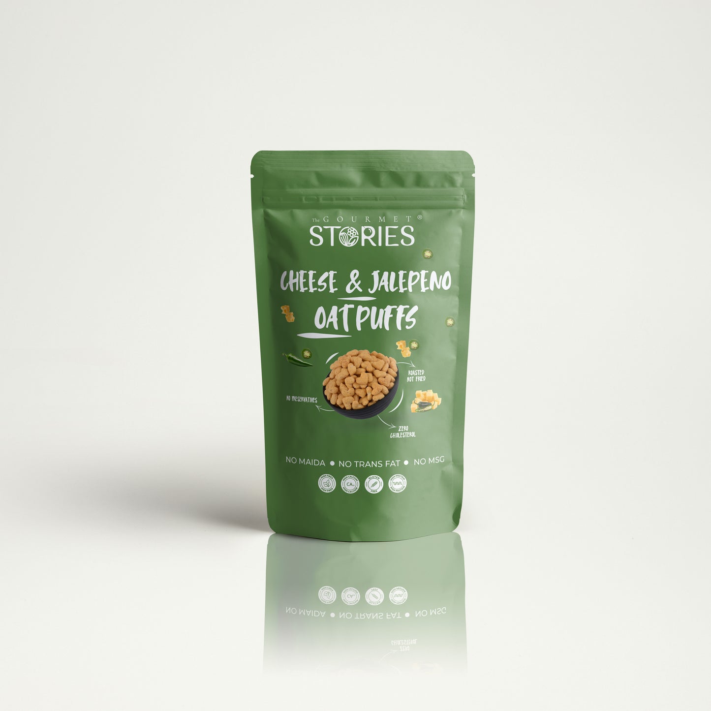 Oat Puff - Cheese & Jalapeno