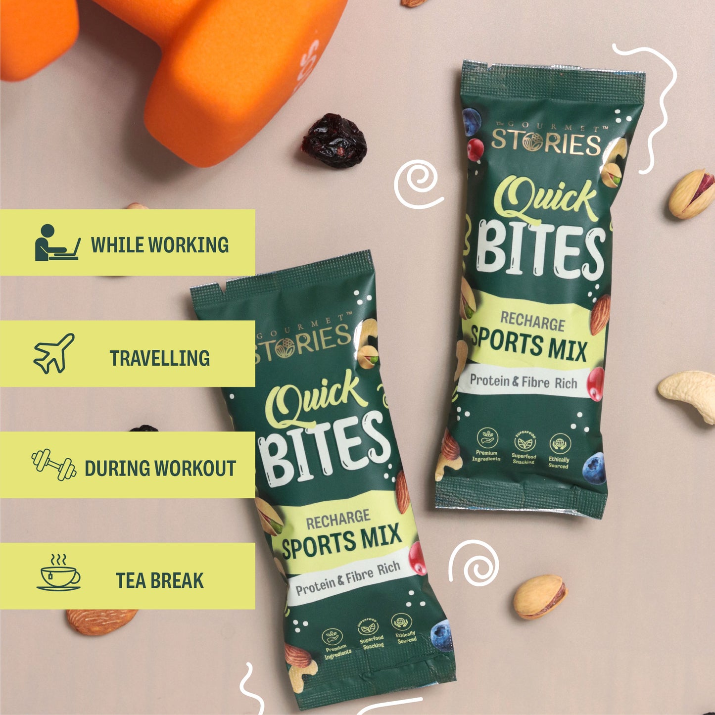Quick Bites- Sports Mix - 20Gm x 6pc