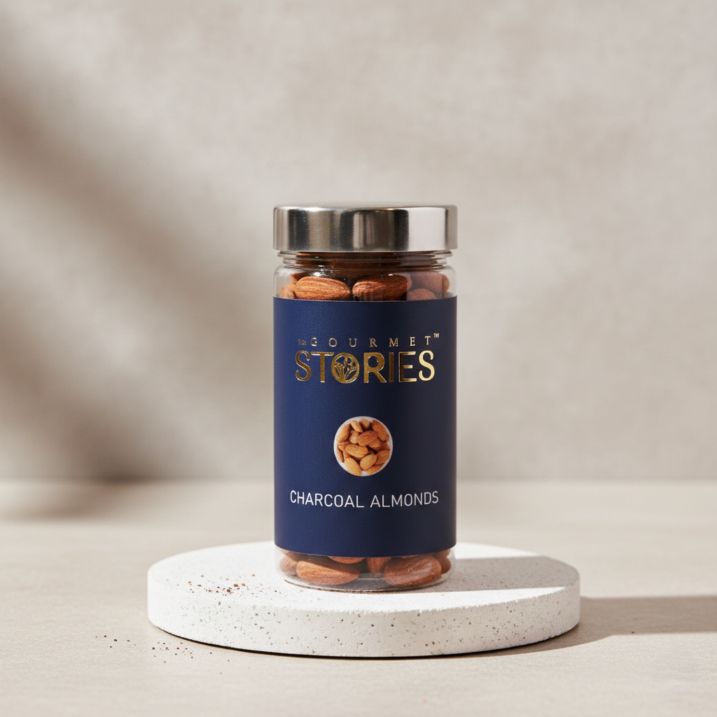 Charcoal Almonds