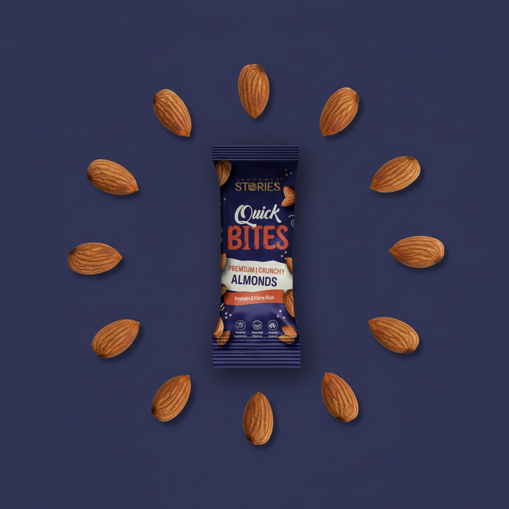 Quick Bites - Almonds - 20Gm x 6pc