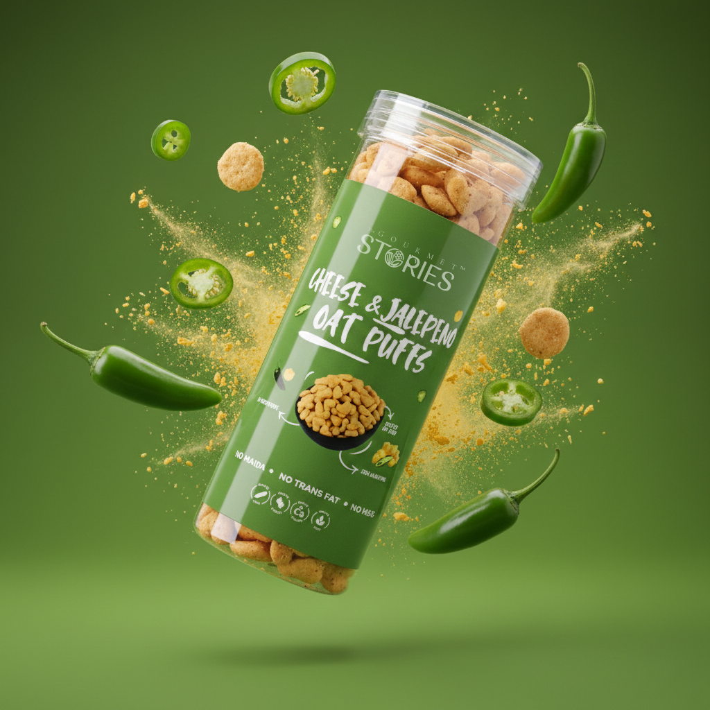 Oat Puff - Cheese & Jalapeno