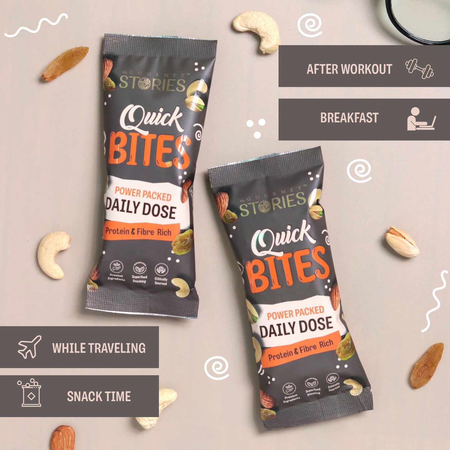 Quick Bites - Daily Dose - 25Gm x 6Pc