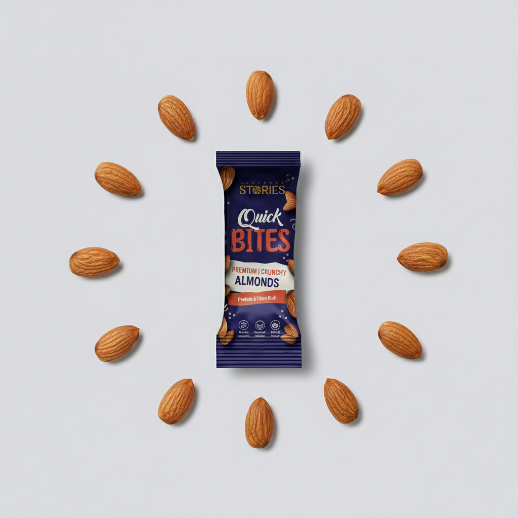 Quick Bites - Almonds - 20Gm x 6pc