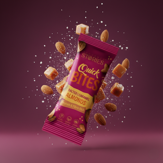 Quick Bites - Salted Caramel Almonds - 20Gm x 6Pc