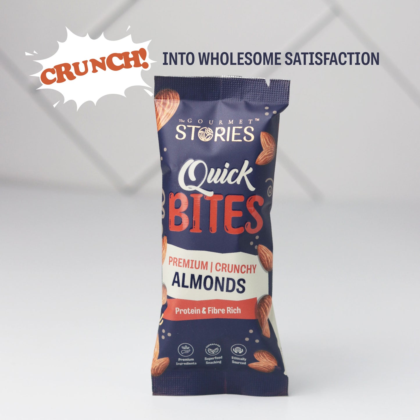 Quick Bites - Almonds - 25Gm x 6pc