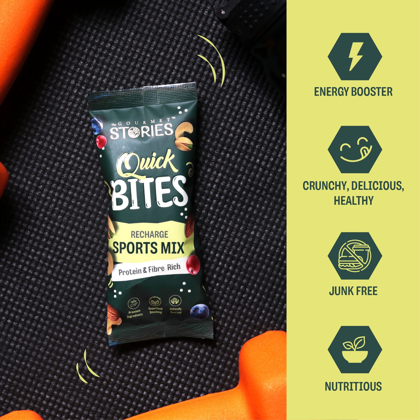 Quick Bites- Sports Mix - 25Gm x 6pc